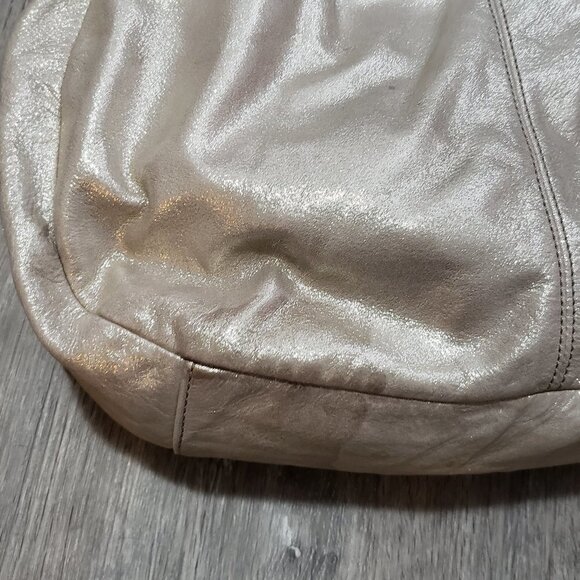 Coach * Soho Lynn Gold Satchel * Metallic - Picture 9 of 13